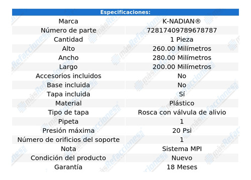 Depsito Anticongelante Laguna V6 3.0l 03 Al 06 K-nadian Foto 2