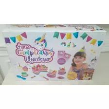 Juego Torta Musical De Cumpleaños Unicornio Grande