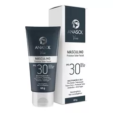 Protetor Solar Facial Anasol Viso Homem Fps30 Ação Pos Barba