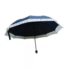 Guarda Chuva Sombrinha Grande Reforçado Borda De Bolinha 569 Cor Vermelho