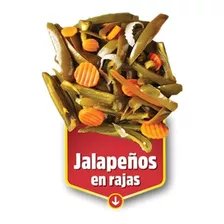 Pack 4 Bolsas De 3 Kg C/u Chile Jalapeño Rajas Faro Mayoreo