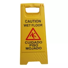 Cartel Piso Mojado 62x30cms Pvc Wet Floor 