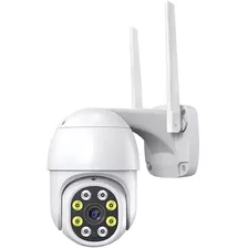 Câmera Ip Dome Rotativa Wi-fi 2 Antenas Segurança Externa