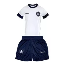 Kit Topper Remo Ii Camisa + Short Branco E Azul 4200624-052