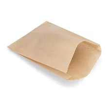 Bolsas Estilo Sándwich De Papel Kraft (200) Bolsas Resistent