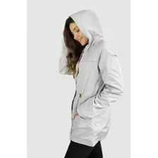 Campera Piloto Mujer Impermeable Trench Urbano Corto