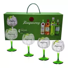 Taça Tanqueray 600ml Copo Gin Promoção Maleta Com 4 Unidades