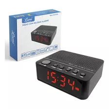 Relógio Despertador Digital Elétrico De Mesa Rádio Am/fm Lumi