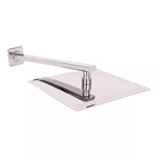 Ducha Square Quadrada Slim - 20 X 20 Com Suporte Quadrado