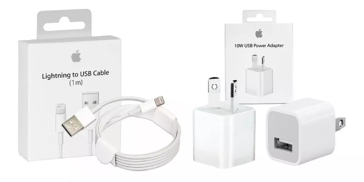 Cargador Y Cable Usb Lightning Apple Original iPhone 6 7 8 X