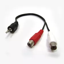 Cabo Adaptador P2 Stéreo X 2 Rca Fêmea Tv Led Som Àudio