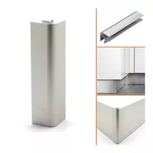 Esquinero Para Zócalo De Aluminio 12 Cm Mueble Cocina