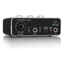 Interface De Áudio Behringer Um2 U-phoria - 2x2 I/o