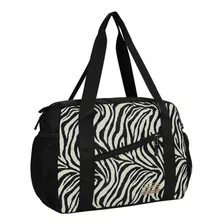 Bolso Deportivo Mujer Gradient Zebra Beige Head