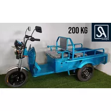 Moto Cargo Eléctrico 200kg 40km Autonomía 100%financiado