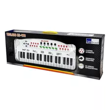 Teclado Eletrônico Microfone 50cm Musical Divertido Infantil