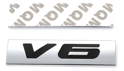 3d Metal V6 V8 Trunk Badge Sticker Para Para Bmw Audi Ford Foto 6