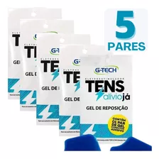 5 Gel De Reposição P Eletroestimulador Tens Alívio Já G-tech