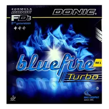 Borracha Donic Bluefire M1 Turbo Tensionada + Sidetape