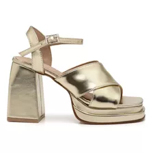 Sandalias Mujer Doble Plataforma Cruzadas Moda Heben 