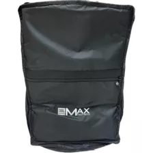 Bag Capa Luxo Jbl Max 15 Espuma 25 Mm Com Bolso Para Cabos