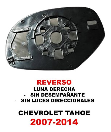 Luna Derecha S/desempaante Chevrolet Tahoe 2007-2014 Foto 3