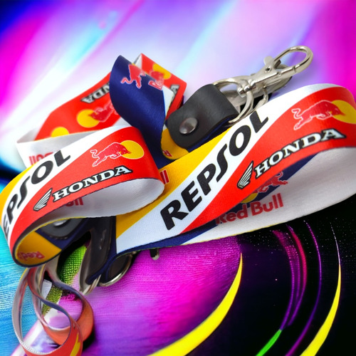 Llavero Para Moto Honda Repsol, Incluye Flechas Reflejantes Foto 5