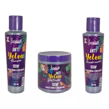 Kit Shampoo + Acondicionador + Crema Violeta Luminus