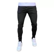 Calça Masculina Jeans Skinny Justa Na Perna C/ Lycra Premium