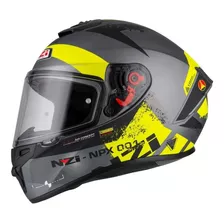 Capacete Moto Fechado Nzi Trendy Canadian Antracite/amarelo Cor Amarelo Tamanho Do Capacete 58 (m)