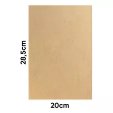 Chapa Mdf Cru 3mm Placa Decoração Artesanato 20x28,5cm 50und