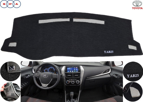 Cubretablero Bordado Toyota Yaris Core S Modelos 2018-2022 Foto 2