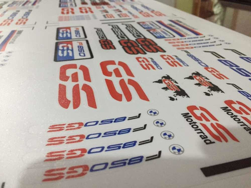 F850 Gs Stickers Calcomanias Planilla Bmw Foto 5