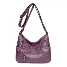 Bolso De Piel Sintética Suave Para Mujer Con Gran Capacidad