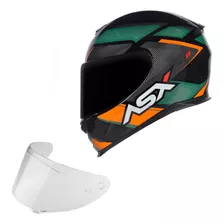 Capacete Moto Asx Eagle + Viseira Extra Fume