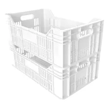 Caixa Plástica Organizadora P/ Hortifruti Multiuso Reforçada
