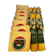 Kit Queijo Parmesão 2,6kg + Provolone Vista Alegre 2,5kg