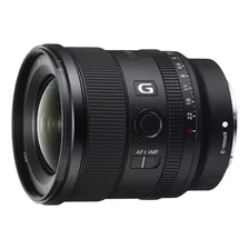 Lente Sony Full Frame Gran Angular Fe 20mm F1.8 G- Sel20f18g