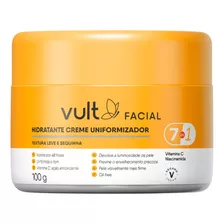 Hidratante Creme Uniformizador Facial Vult 7 Em 1 - 100g Momento De Aplicação Dia/noite Tipo De Pele Todo Tipo De Pele