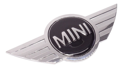 Logo Emblema De Capot Mini Cooper Negro Foto 3