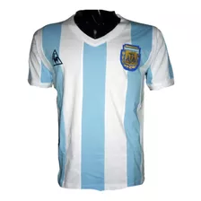 Camiseta Argentina Retro Mundial 1982 Diego