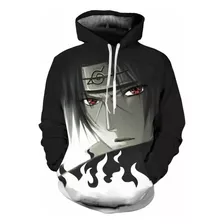 Sudadera Con Capucha Anime Naruto Itachi 3d Impressora Digit