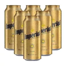 Cerveza Imperial Lager 473 Ml Pack X6 Zetta Bebidas