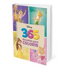 Livro 365 Desenhos Para Colorir Disney Meninas