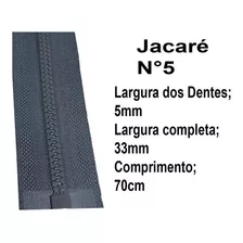 Zíper Para Jaquetas, Bolsas Extra Forte Cor Cinza Escuro 70 Cod X34