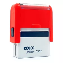 Sello Personalizado Médico Profesional En El Acto + 4 Líneas Color De La Tinta Negra Color Del Exterior Rojo