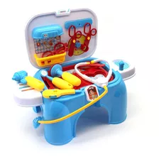 Juguete Silla Set De Doctor Azul Para Niños 3+ Años