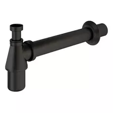 Sifão Preto Fosco Regulável Fani 1x1.1/2 30cm