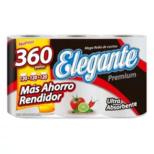 Rollos De Cocina Elegante Premium 120 Paños - Bolsón 4packs