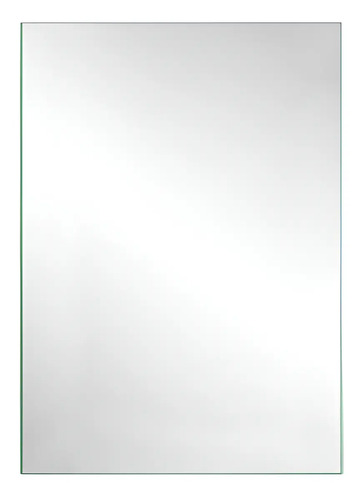 Espelho Retangular Lapidado Cebrace Parede 90x60 Cm 4 Mm Sem Moldura Sem Moldura